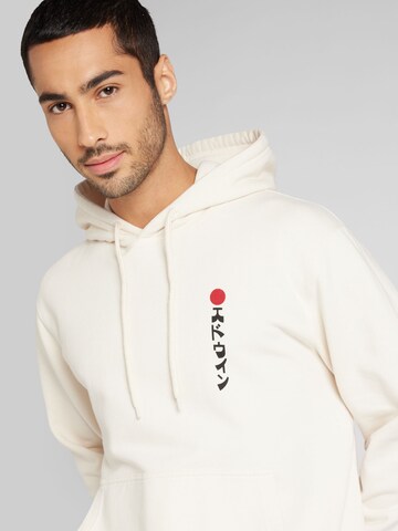 Sweat-shirt 'Kamifuji' EDWIN en blanc