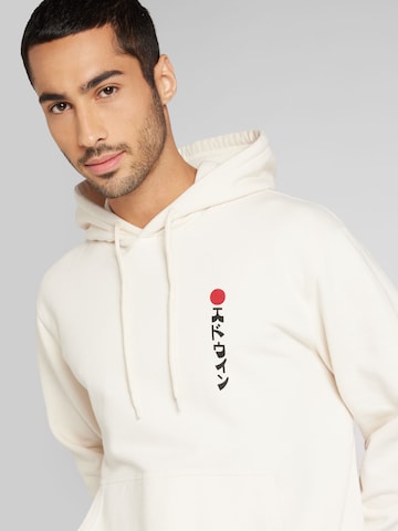 EDWIN Sweatshirt 'Kamifuji' in Wit