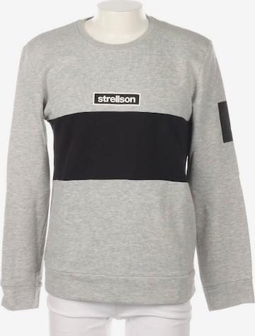 STRELLSON Sweatshirt & Zip-Up Hoodie in M in Grey: front