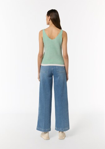 comma casual identity Gebreide top in Groen: terug