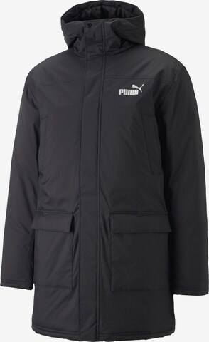 PUMA Winter Parka in Black: front