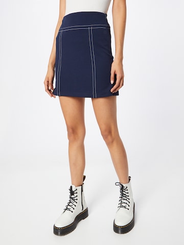 Warehouse Skirt in Blue: front