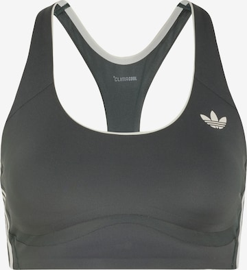 ADIDAS PERFORMANCE Sport-BH in Grau: Vorderseite
