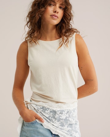 Haut WE Fashion en beige