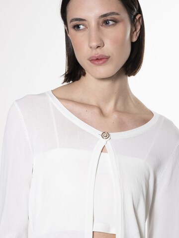Cardigan Influencer en blanc
