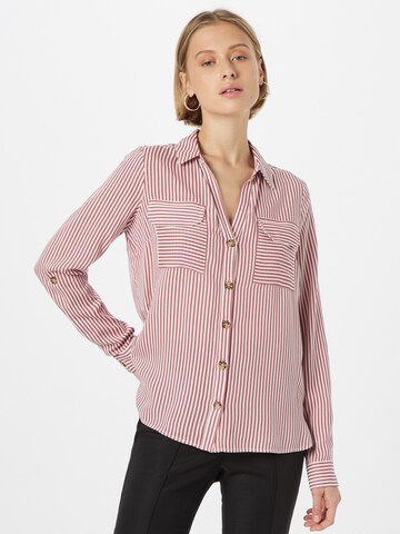 Camicia da donna 'Bumpy' di VERO MODA in rosso: frontale