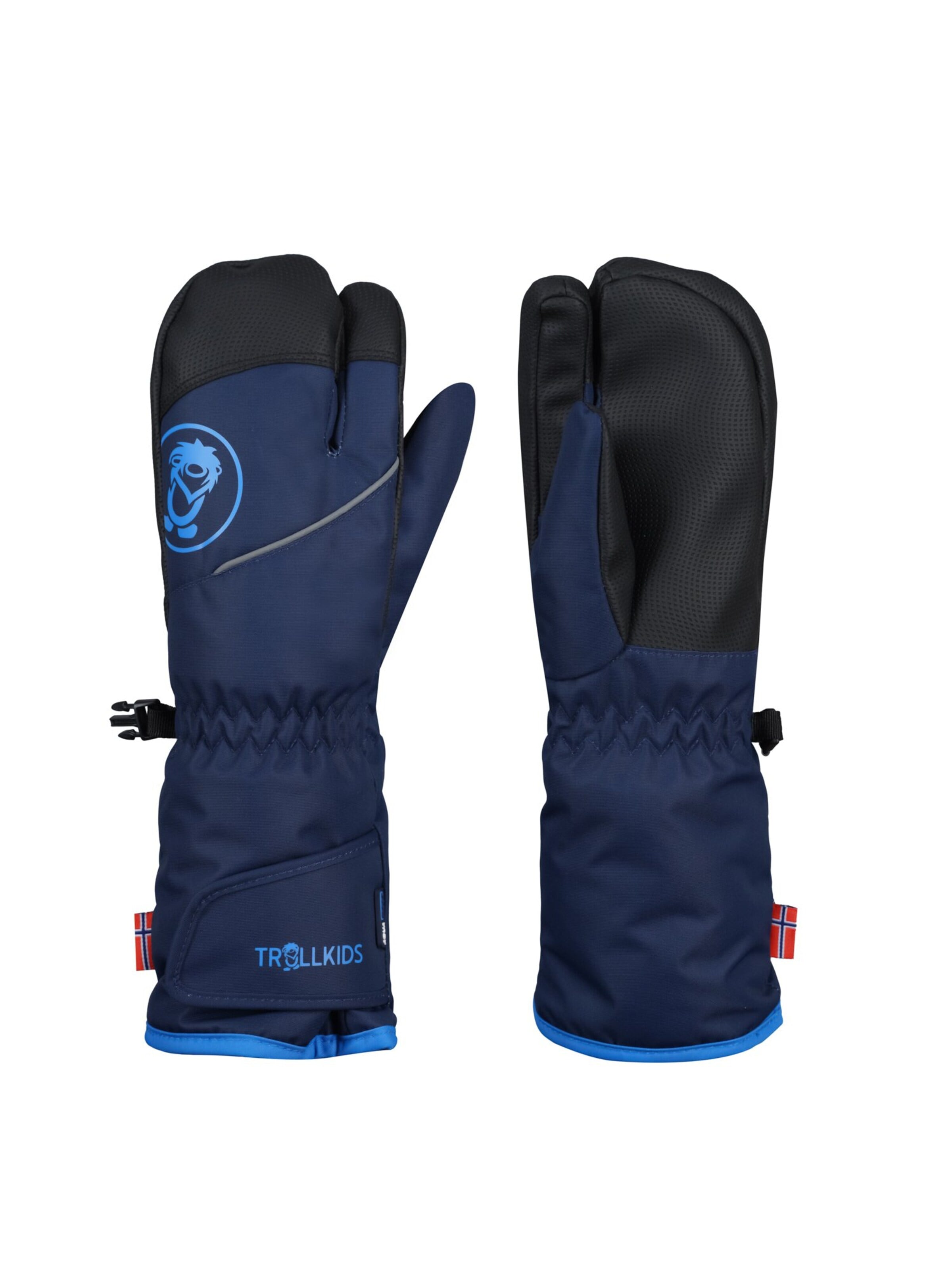 TROLLKIDS Gloves in Blue: front
