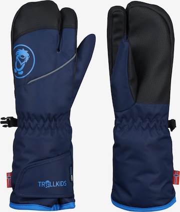 TROLLKIDS Gloves in Blue: front