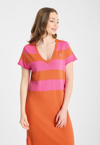 Frieda & Freddies NY Strickkleid in Rot: Vorderseite