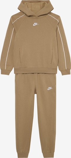 Nike Sportswear Juoksupuku 'CLUB FLC' koossa 122-128 värissä tummabeige, Tuotenäkymä