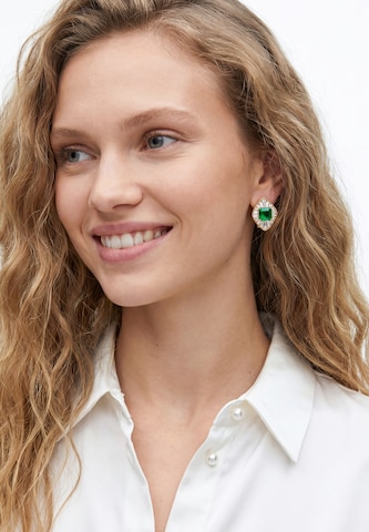 Gaya - Brincos em ouro: frente