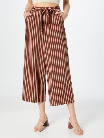 TOM TAILOR DENIM Loose fit Pants in Brown: front