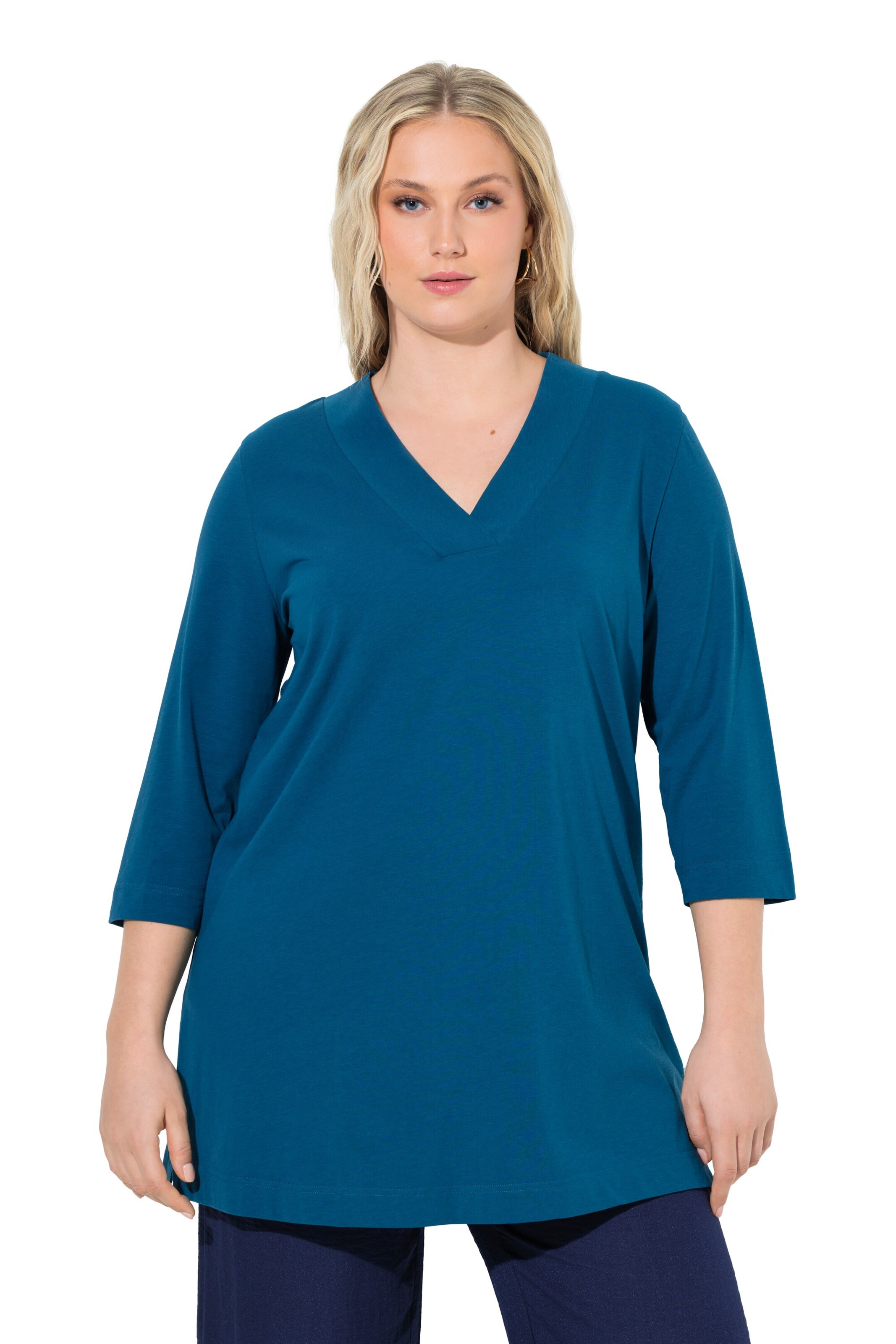 Ulla Popken Shirt in Blau: Vorderseite