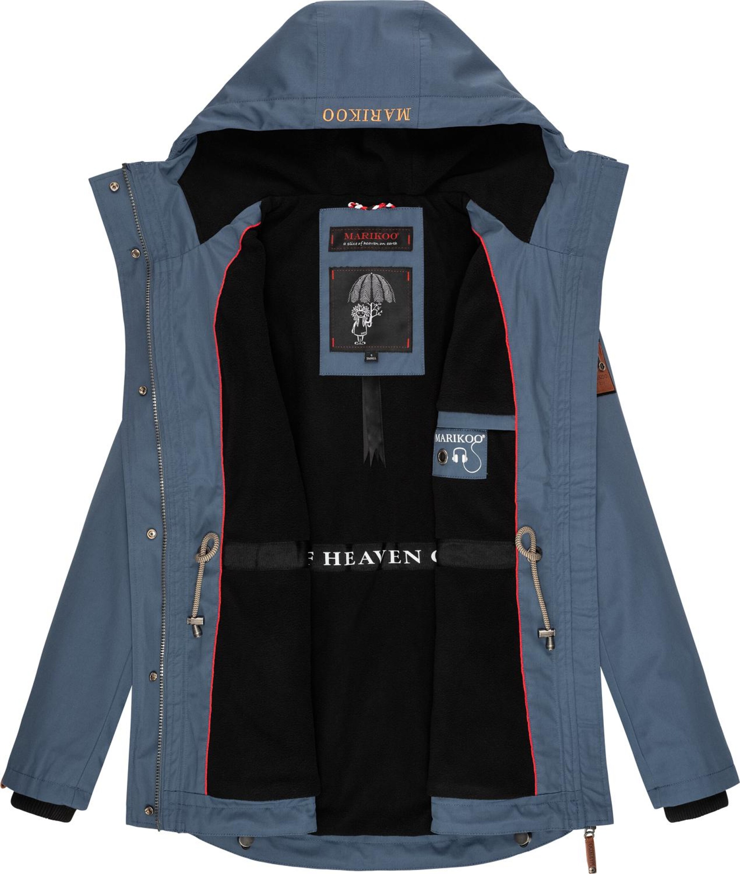 Veste mi-saison 'Babetaa' MARIKOO en bleu