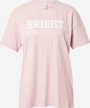 T-shirt 'Cana' ONLY en rose : devant