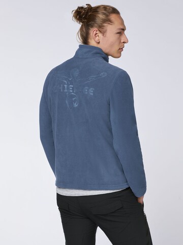 CHIEMSEE Fleece Jacket in Blue