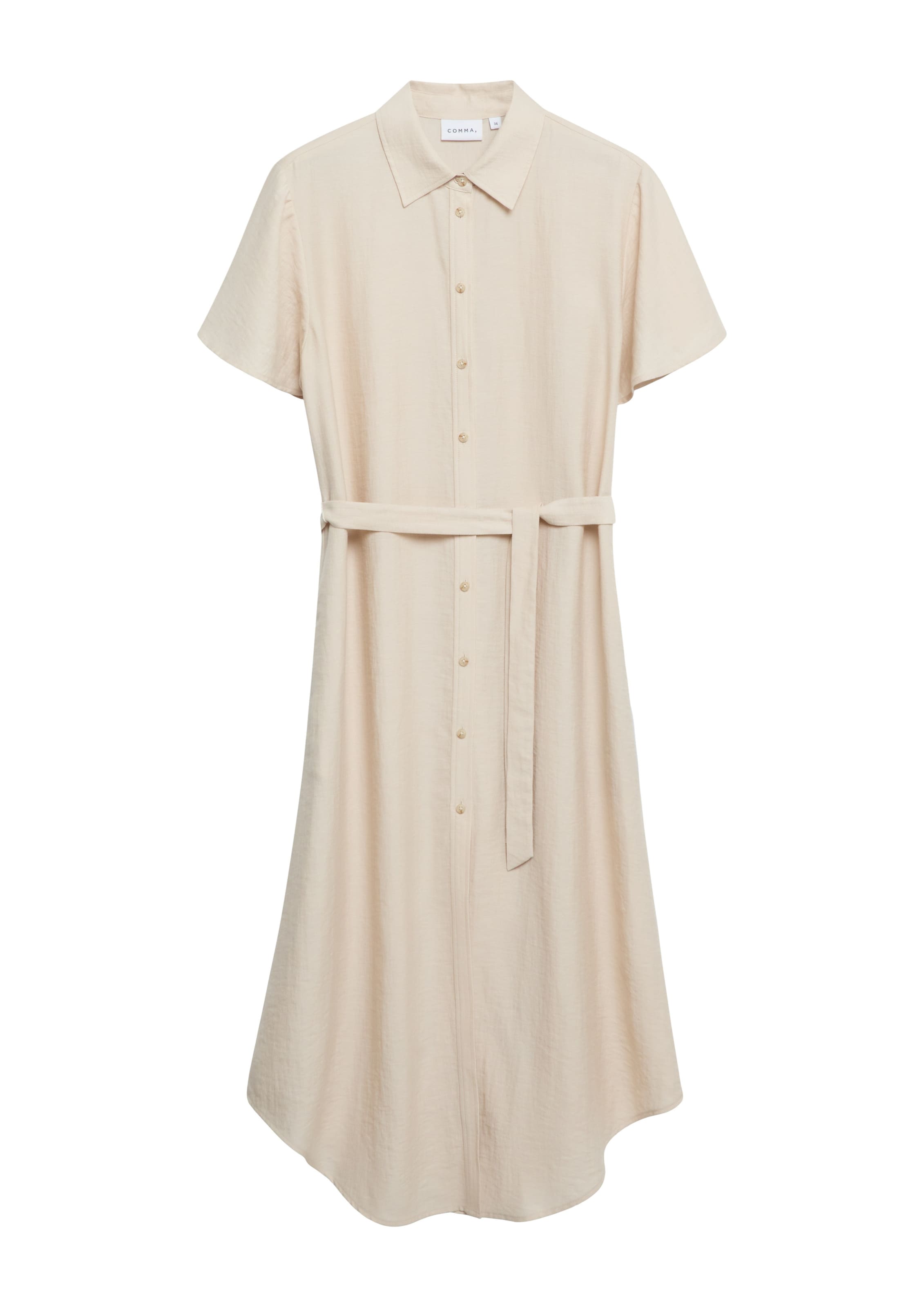 COMMA Kleid in Beige: Vorderseite
