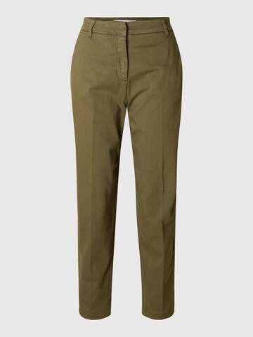SELECTED FEMME Chino 'SLFVera Rita' in Groen: voorkant
