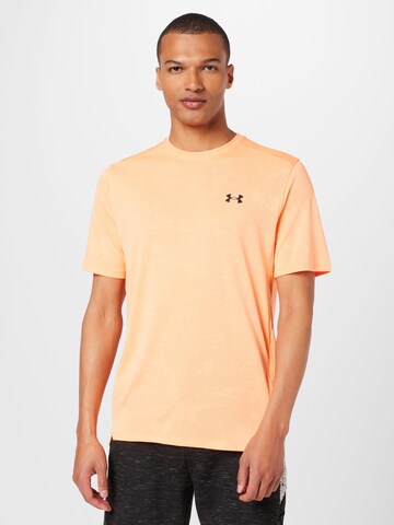 UNDER ARMOUR Functioneel shirt in Oranje: voorkant