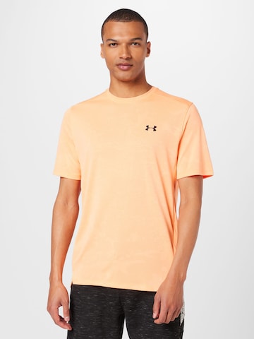 UNDER ARMOUR Funkcionalna majica | oranžna barva: sprednja stran