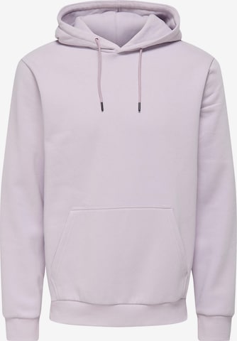 Only & Sons Sweatshirt 'Ceres' in Lila: Vorderseite