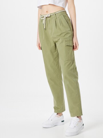 Regular Pantalon chino ESPRIT en vert : devant