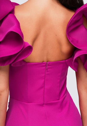 Ombre Evening dress in Pink
