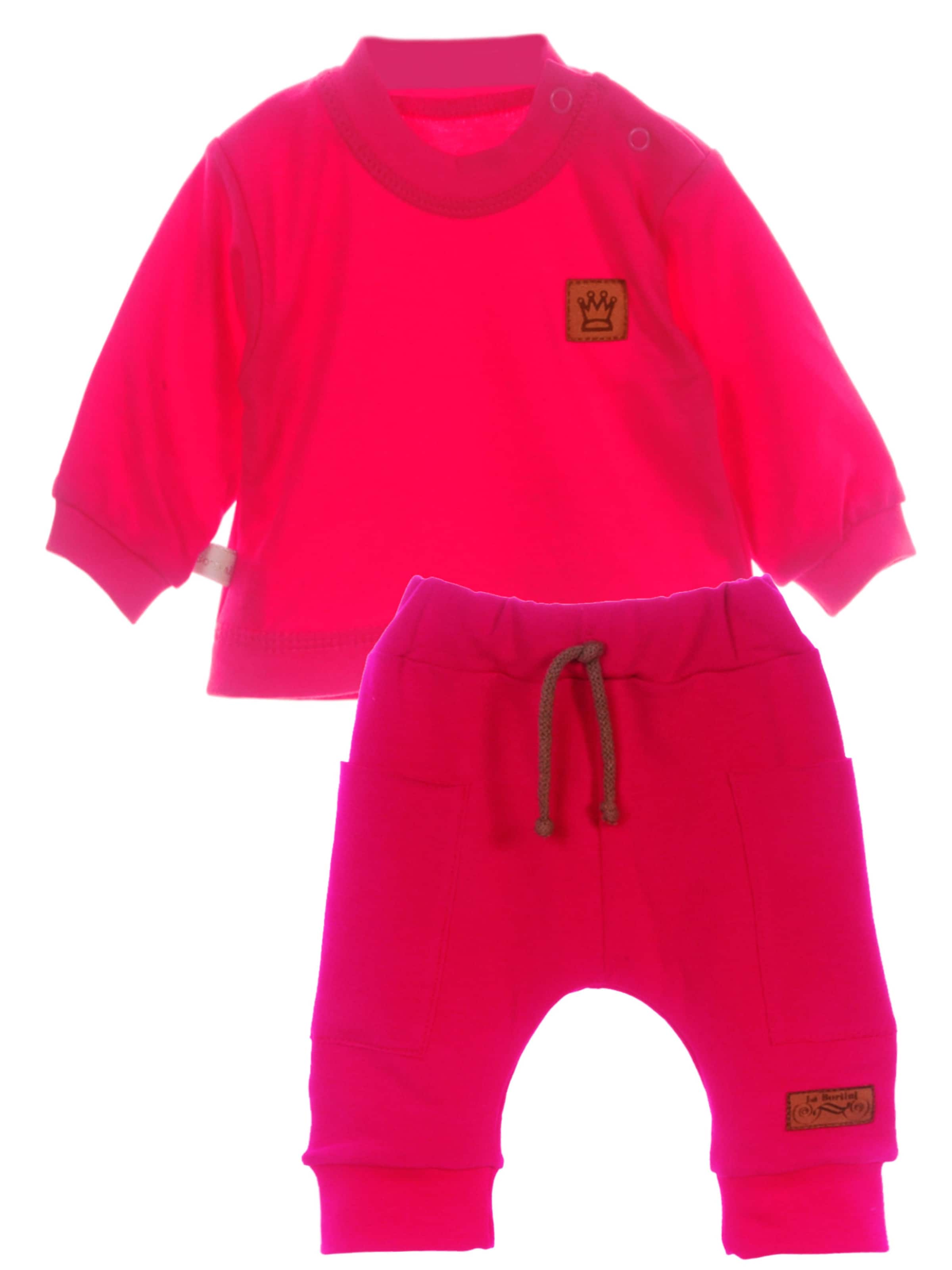 La Bortini Jogginganzug‌ in Pink: Vorderseite