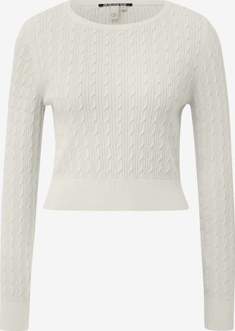 QS Pullover in Weiß: Vorderseite