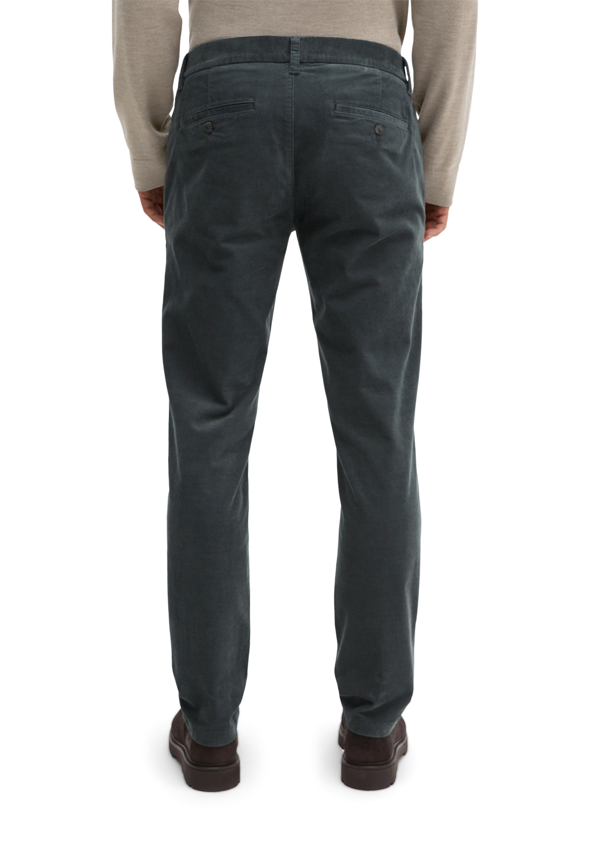 Marc O'Polo Regular Hose in Grau: Rückseite