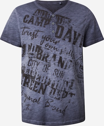 CAMP DAVIDMajica - plava boja: prednji dio