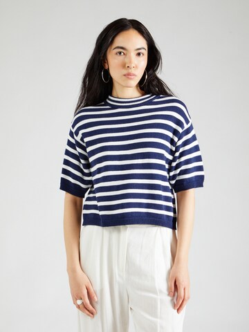 Pull-over MORE & MORE en bleu : devant