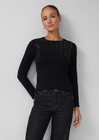 s.Oliver Sweater in Black: front
