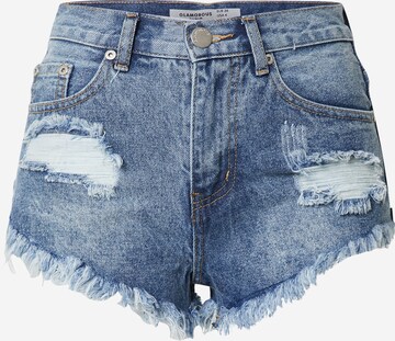 GLAMOROUS Regular Shorts in Blau: predná strana