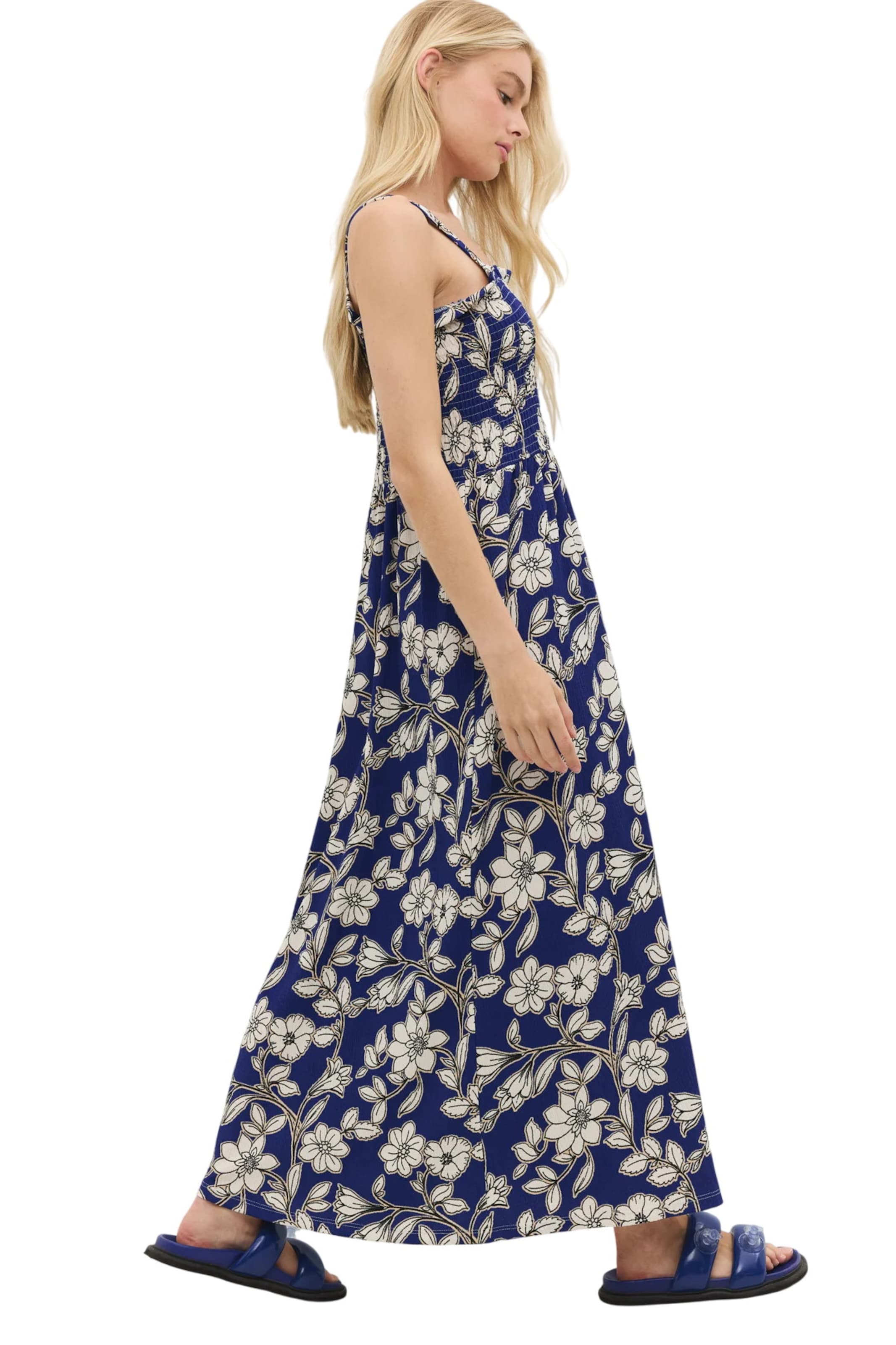 No Matter What Dress in Blue