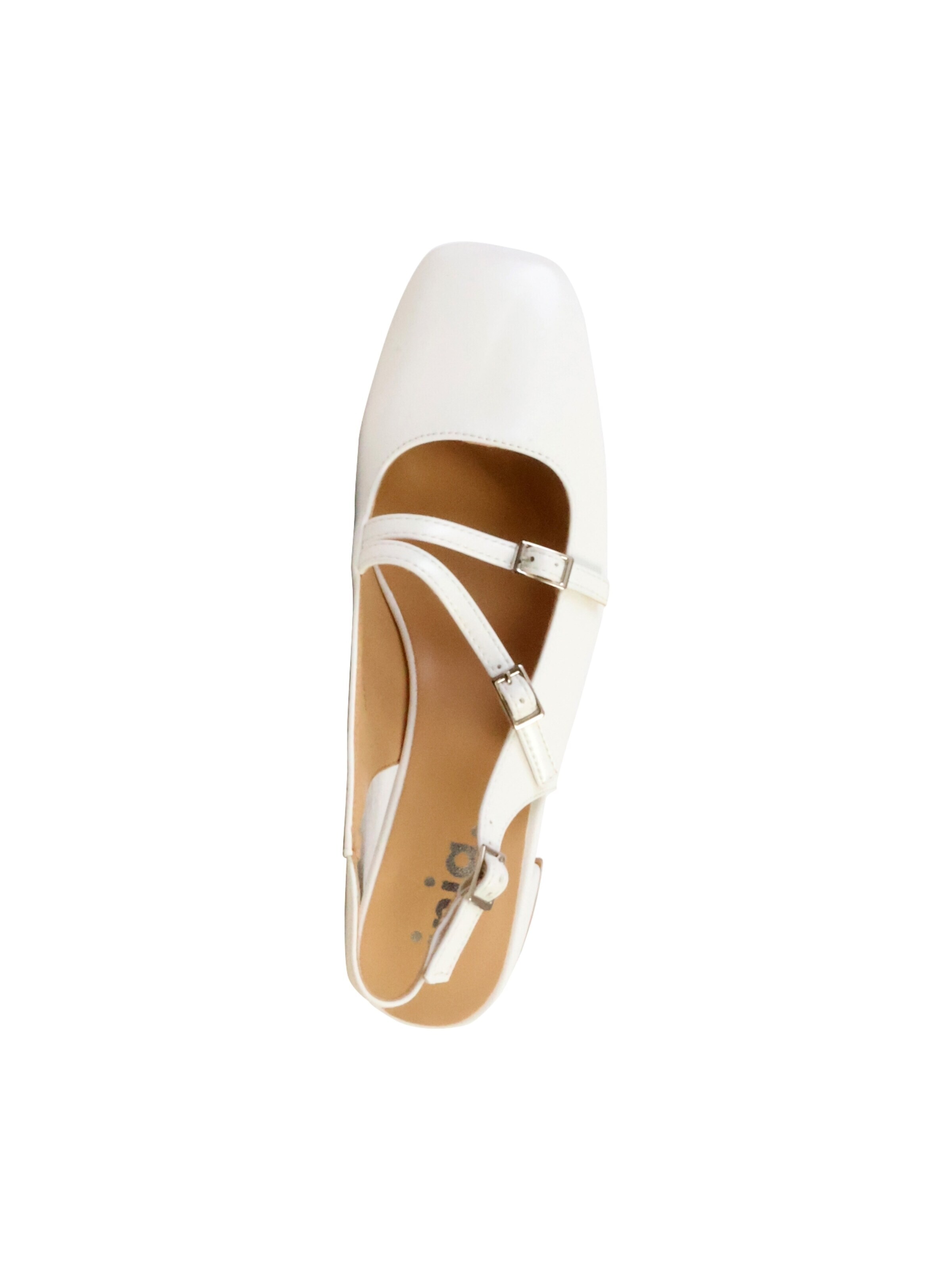 Décolleté 'Pumps mit Riemchen „Inia“' di Super Mode in bianco
