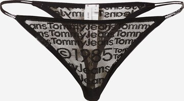 String di Tommy Jeans in nero: frontale