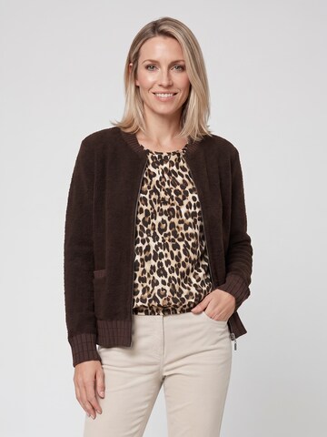 Olsen Strickjacke in Braun: Vorderseite