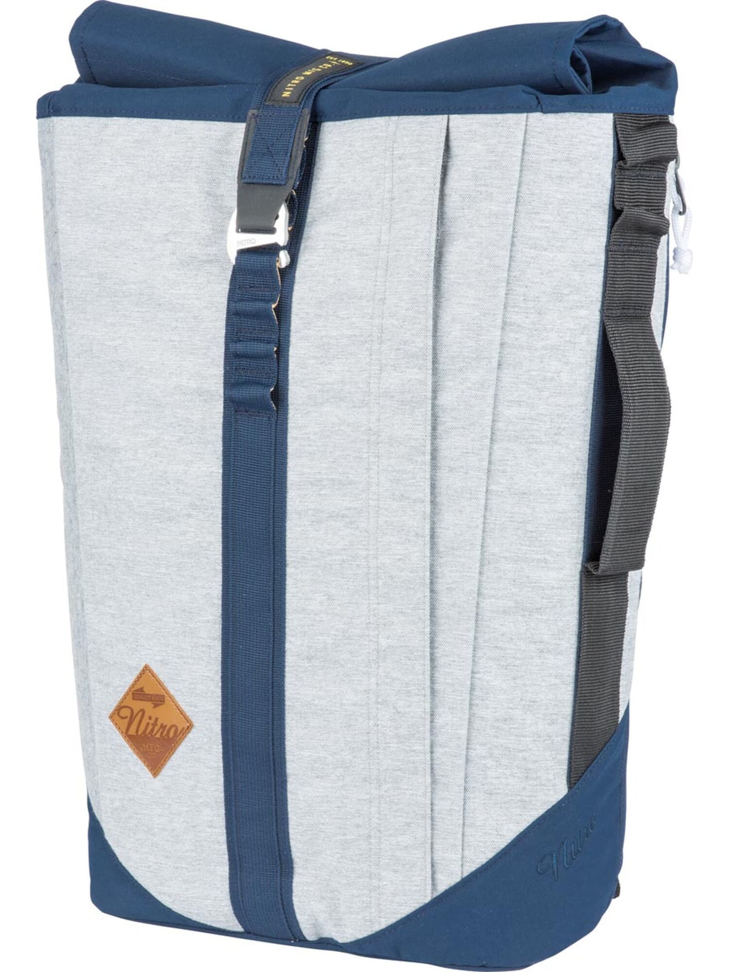 NitroBags Backpack 'SCRAMBLER' in Blue: front