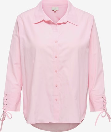 Chemisier 'CAROREGON ALVA' ONLY Carmakoma en rose : devant