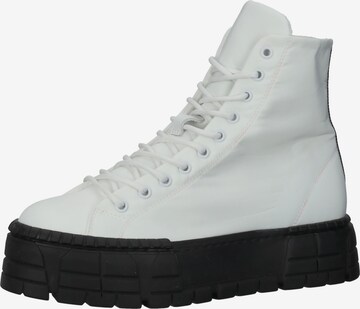 Stivaletto stringato di STEVE MADDEN in bianco: frontale