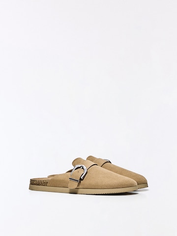 Bershka Šľapky - Béžová