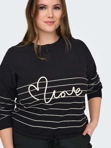 Pullover 'CARSigne' di ONLY Carmakoma in nero