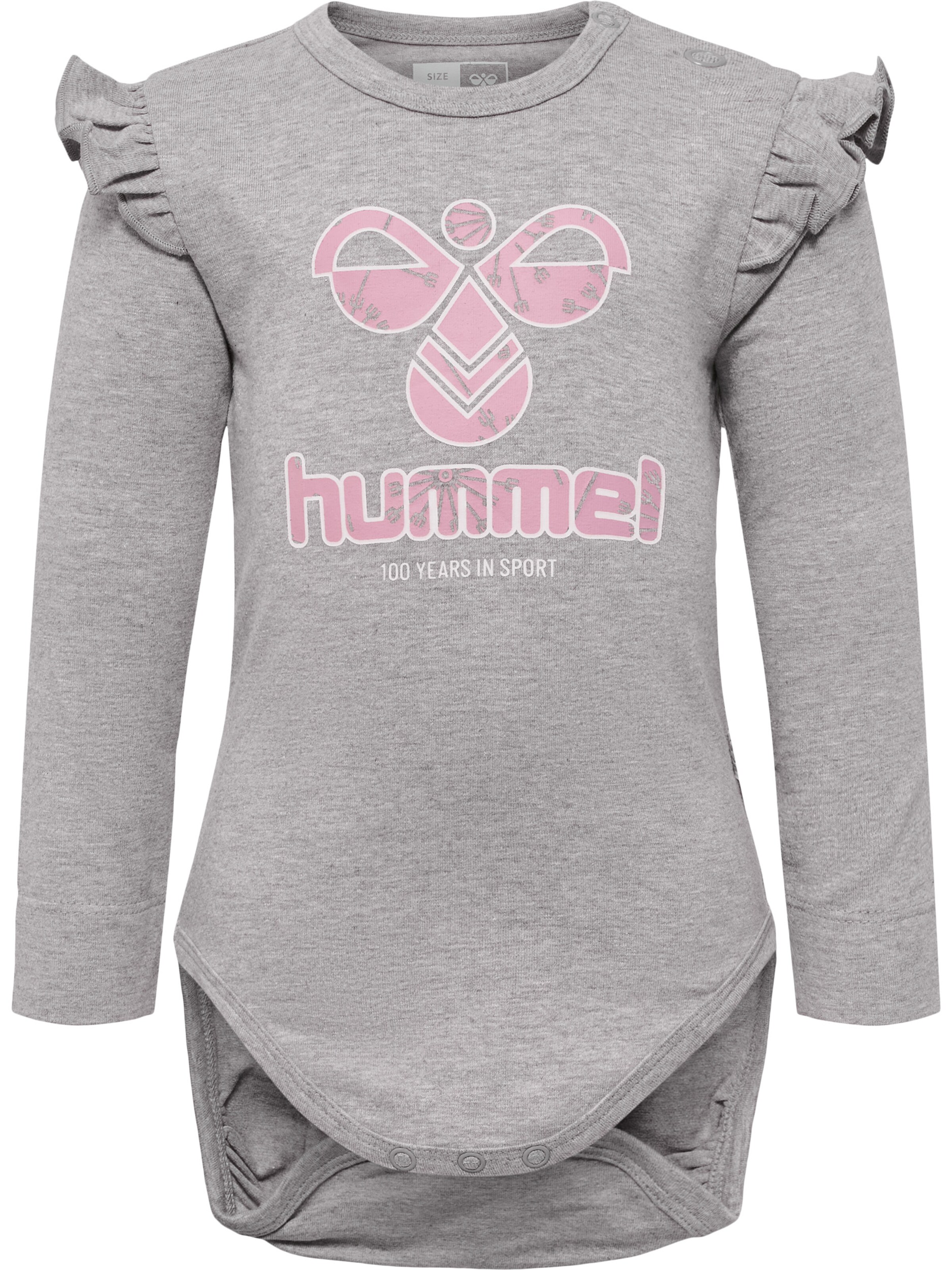 Hummel Sparkedragt/Body 'Diana' i grå: forside