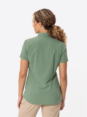 VAUDE Athletic button up shirt 'W  Seiland ST III' in Green