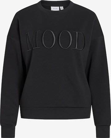 VILA - Sudadera 'VIReflect Mood' en negro: frente