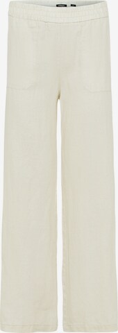 Wide Leg Pantalon Olsen en beige : devant