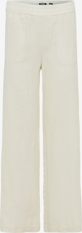 Olsen Wide leg Pants in Beige: front