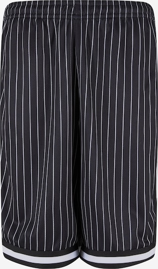 Urban Classics Pantalon en noir / blanc, Vue avec produit