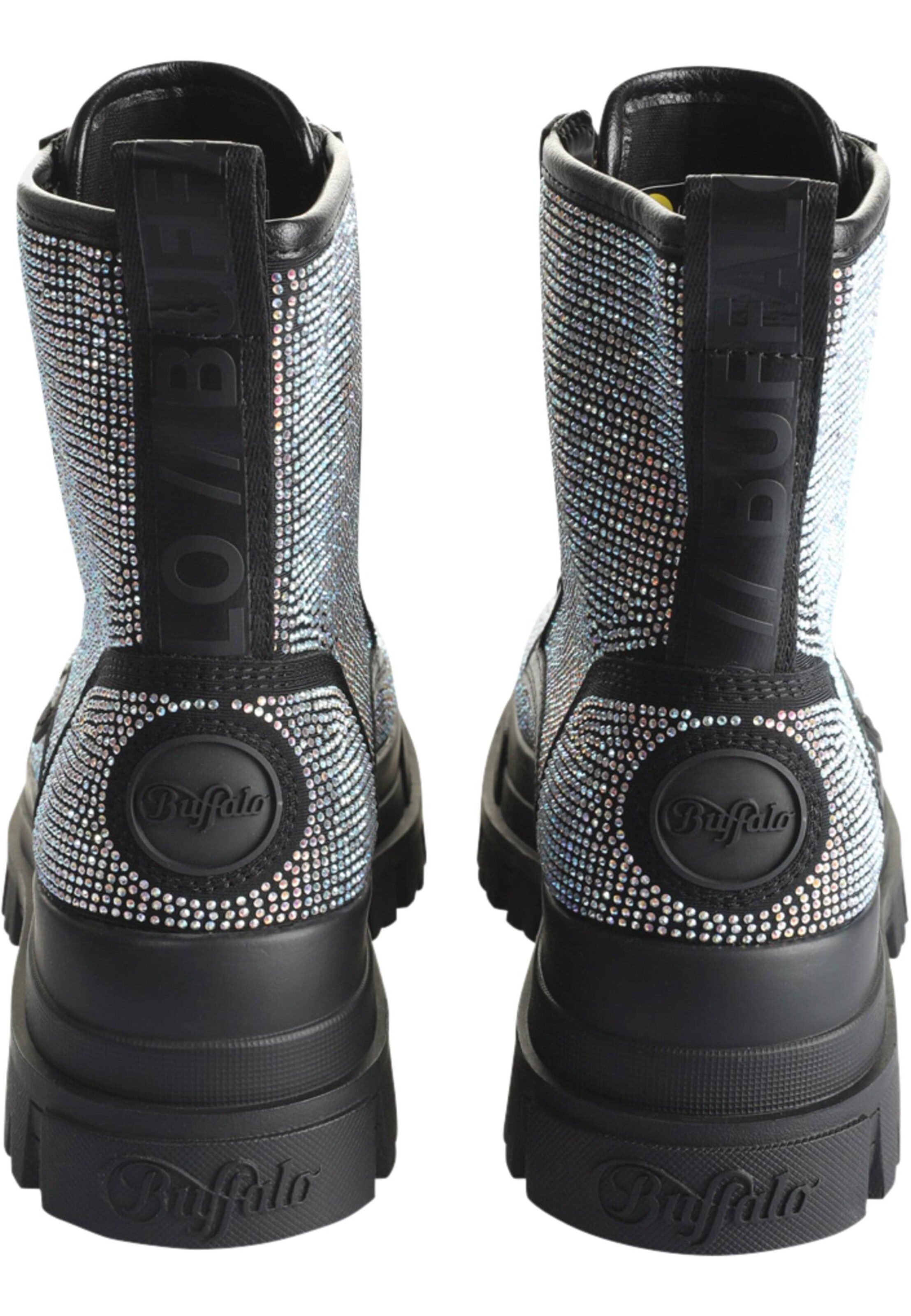 BUFFALO Paeltega poolsaabas 'Aspha', värv must